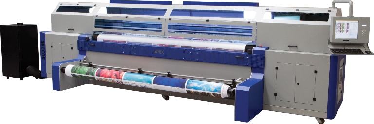 The MTEX5032HS, with newly launched pigment ink suitable for home textiles such as bedding