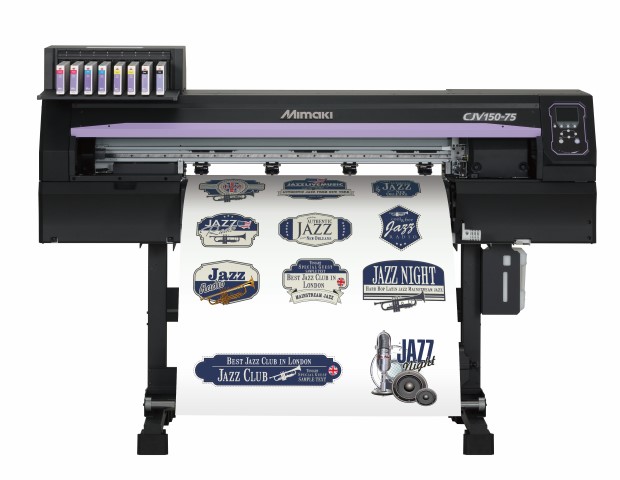 The Mimaki CJV150-75 integrated printer/cutter