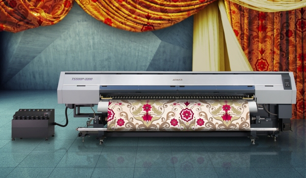 Mimaki’s new 3.2m TS500P-3200 transfer paper targets the home furnishings market with its combination of high speed and dye sublimation output 