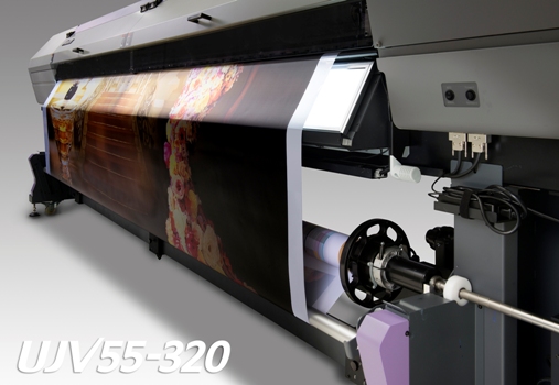 The UJV55-320 features twin roll printing capability