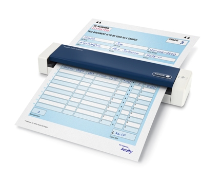 Xerox Duplex Travel Scanner with paper 