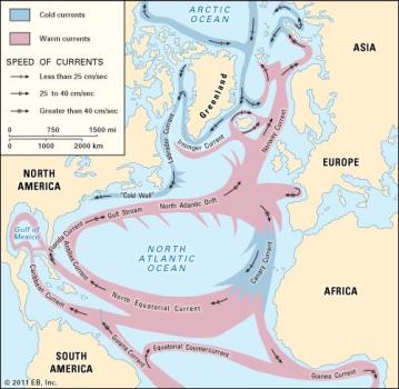 Currents of the Atlantic Ocean