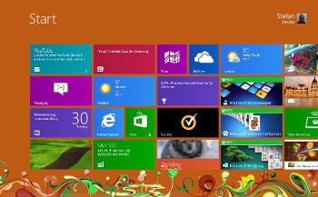 Windows 8 User Interface showing Norton Studio app