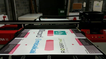 Exhibitors Display Board being printed at Select Digital Print