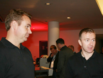 L-R Chris Davies EPSON UK and Daniel Rafferty EPSON Ireland