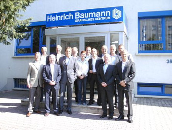 Representatives from Highcon and new channel partner Baumann at a recent training session.
