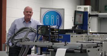 John Corrall with an IIJ print sample system used to help printers, packaging businesses and end users cope with the new regulations from Brussels