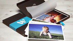 Wemories’ first product is a branded box, containing customers prints and memories